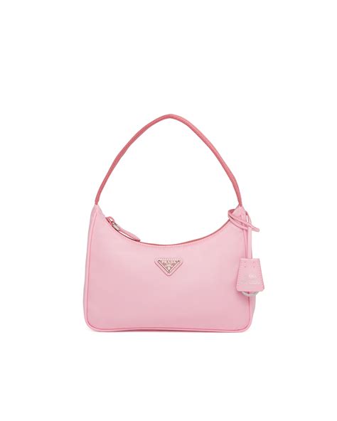 prada hot pink bag|pink nylon prada bag.